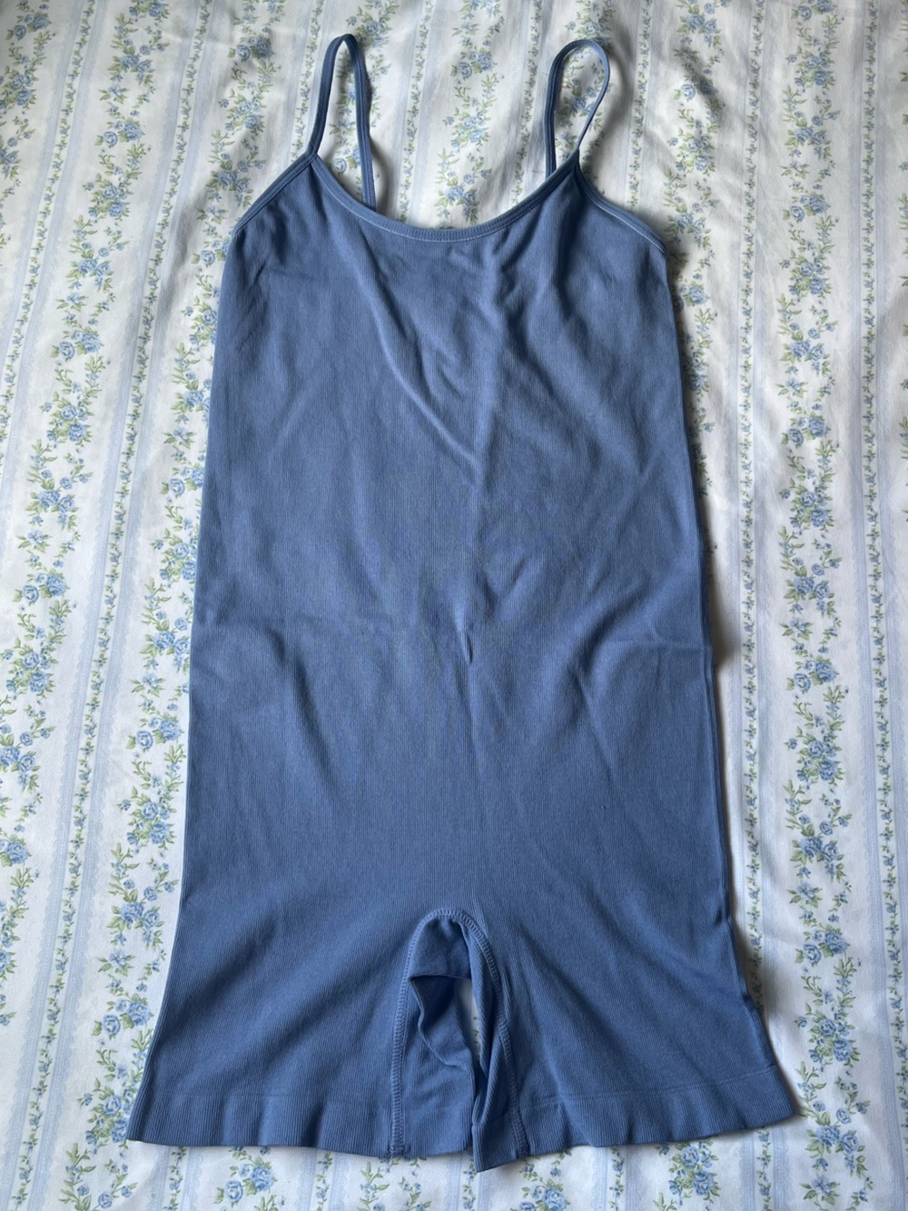 Blue bodysuit romper